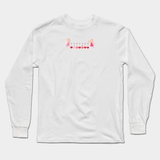 Cute fairy red hearts Long Sleeve T-Shirt